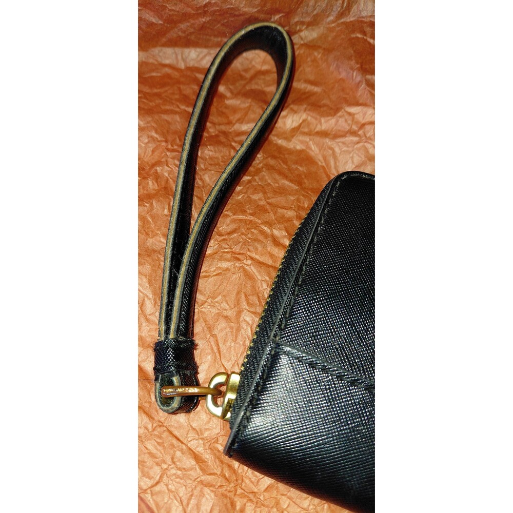New  Marc jacobs NY black Saffiano pebbled leather wristlet wallet, Giftable - Picture 7 of 8